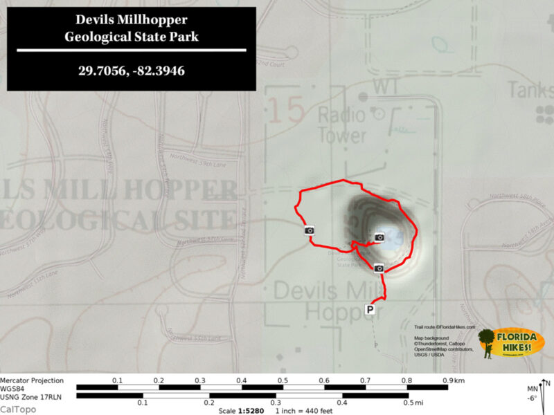 Parque estatal geológico Devils Millhopper