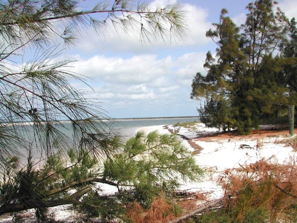 Camping primitivo en decenas de islas estrelladas de Florida