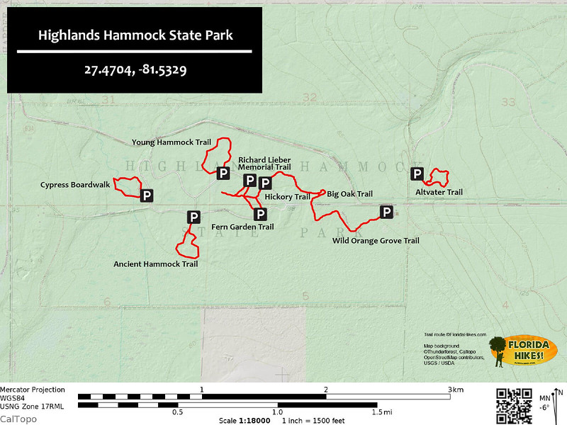 Parque estatal Highlands Hammock Parque estatal Highlands Hammock
